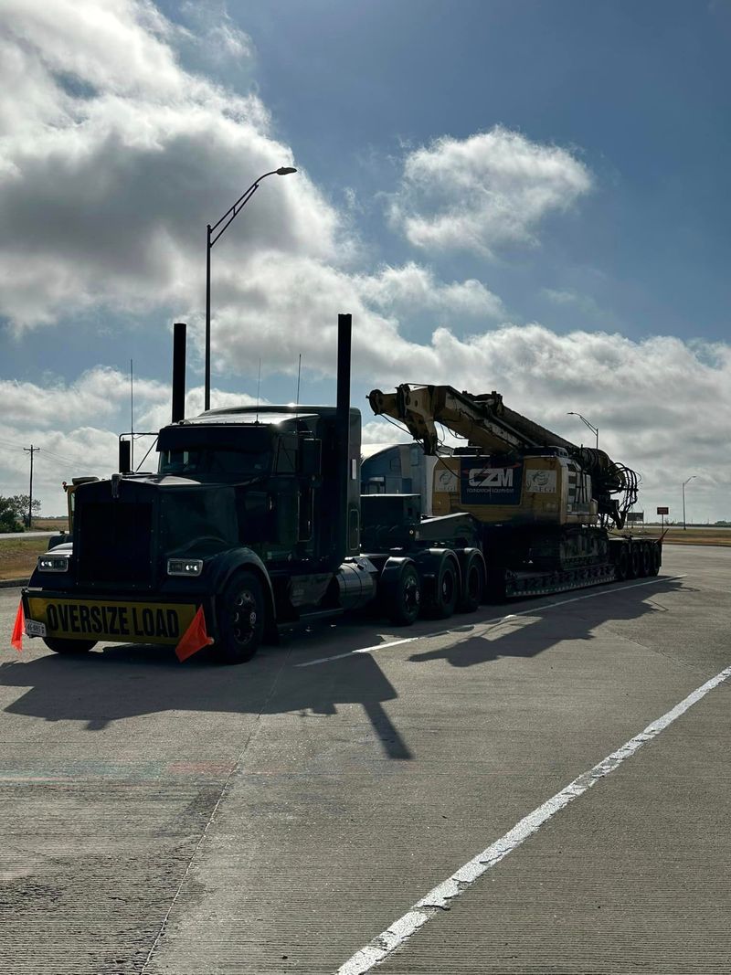 Heavy equipment hauling