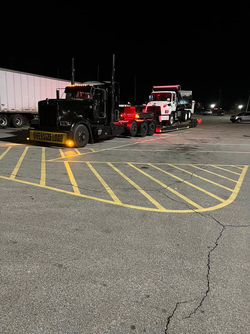 Dump truck tow